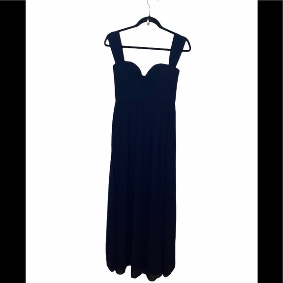 Lulus Harmonious Love navy Maxi Dress small - Picture 7 of 9